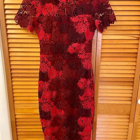 Lulu’s Lace Midi Dress, Size S, Partially Lined, Short Sleeves, Party Dr… - Picture 15 of 15